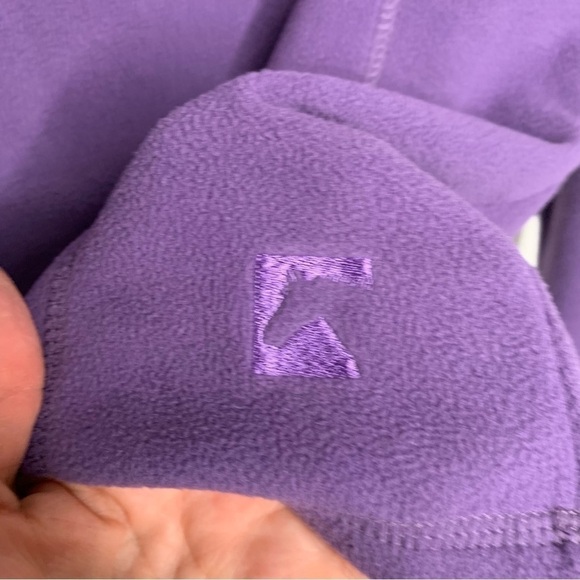 Riding Sport Women’s Horse Riding Fleece Jacket size Medium 1/2 Zip Purple - Picture 2 of 5